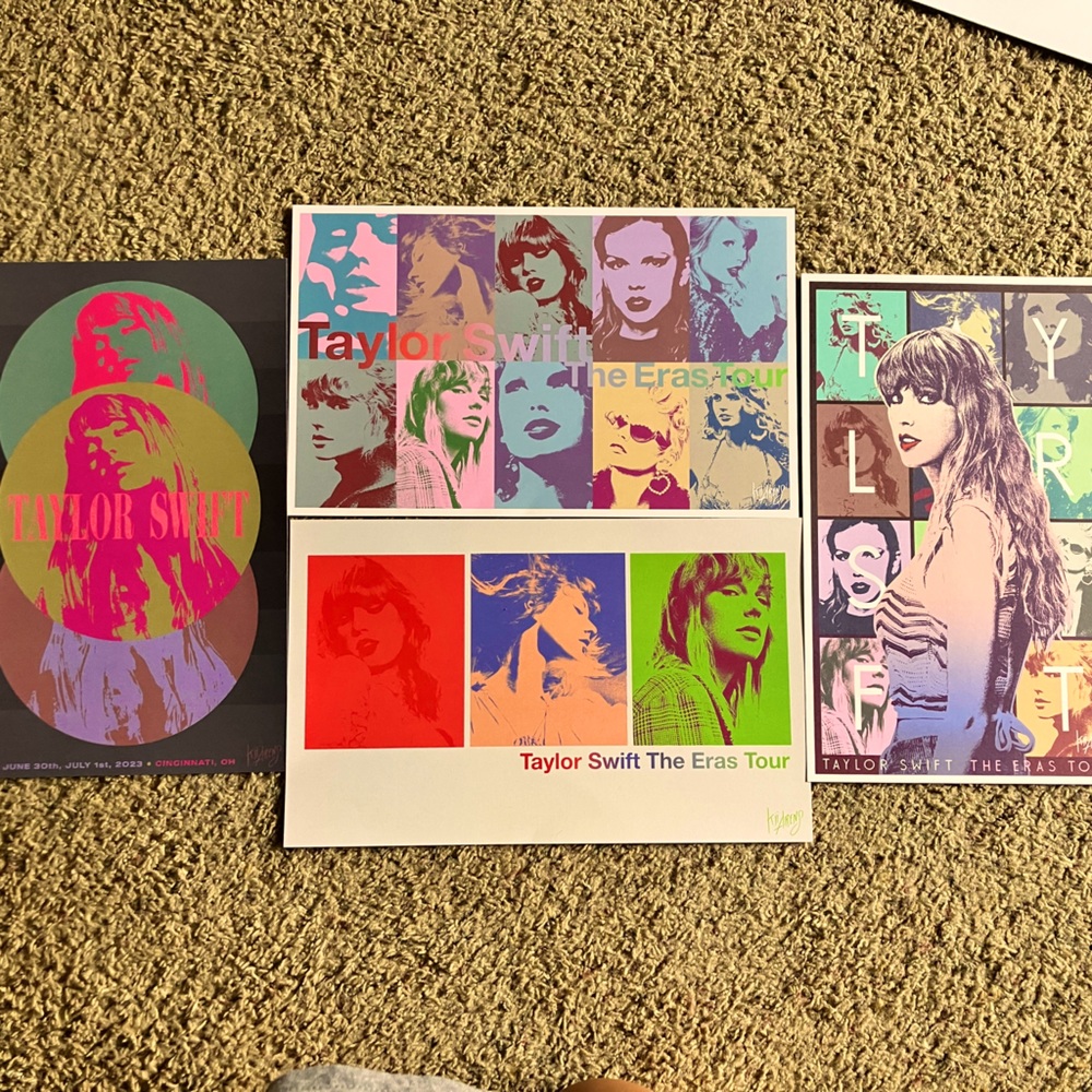 Taylor Swift Eras Tour VIP Posters